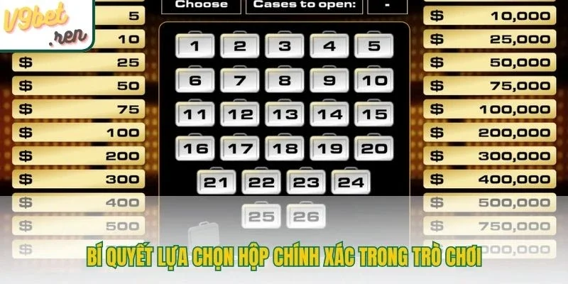 Bí quyết lựa chọn hộp chính xác trong trò chơi
