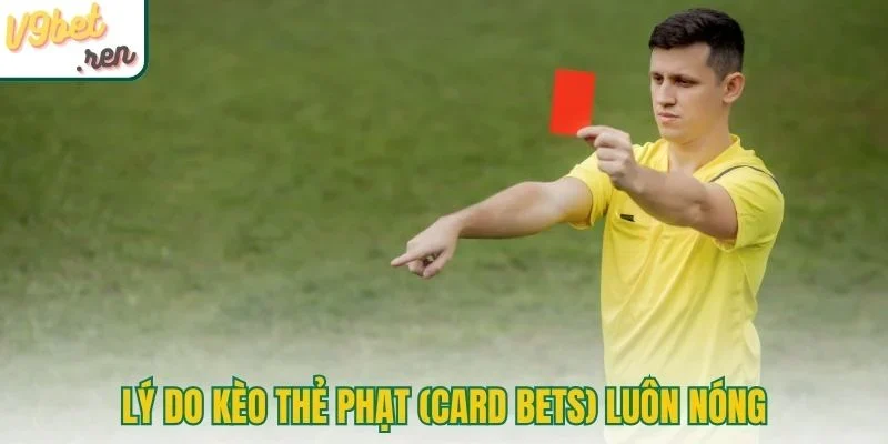 Lý do kèo thẻ phạt (Card Bets) luôn nóng trên bàn cược