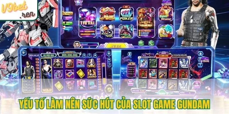 Yếu tố làm nên sức hút của slot game Gundam